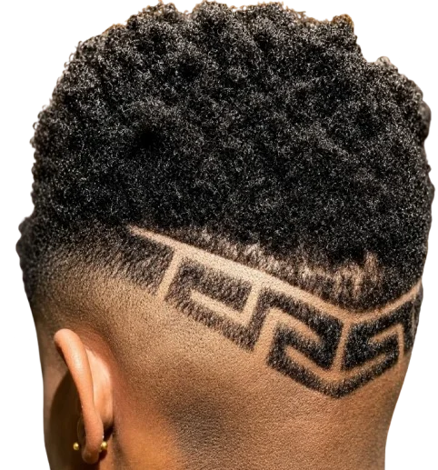 Corte com padrão grego
