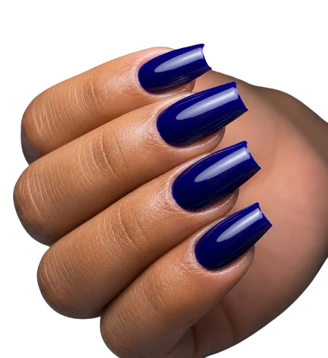 Alongamento azul marinho